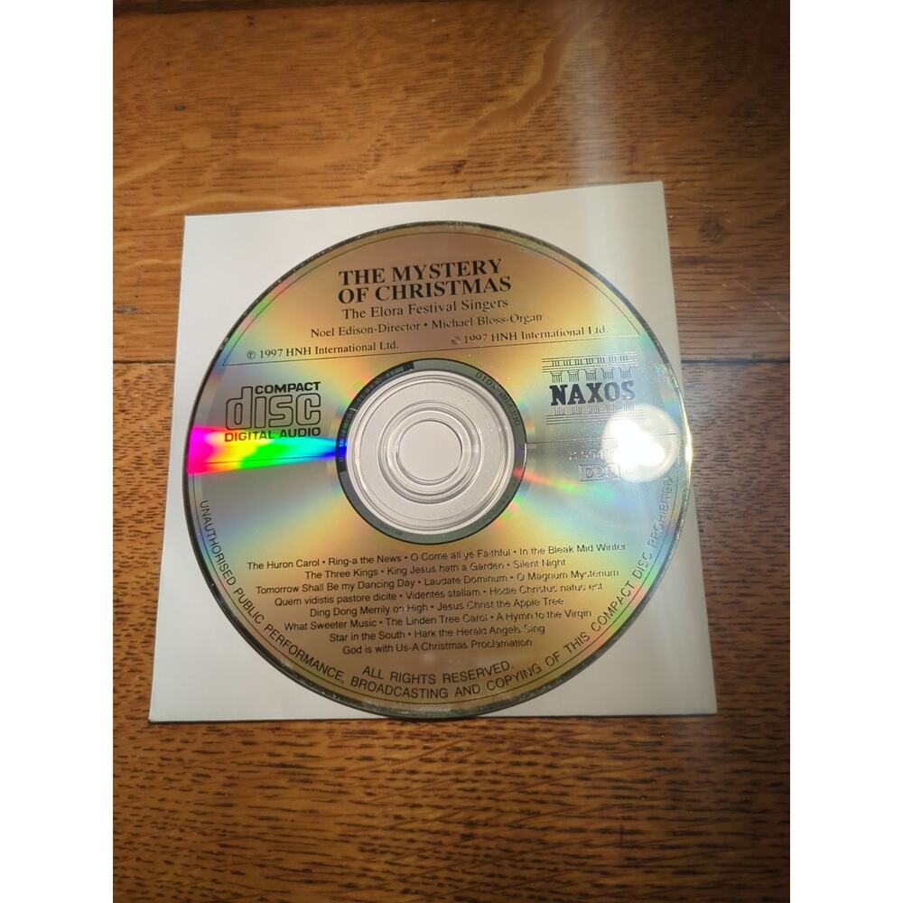 Mystery of Christmas by Various (CD, 1998) Disc Only